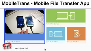 Read more about the article MobileTrans 1-click Phone Transfer App – Smartphone File Transfer Application